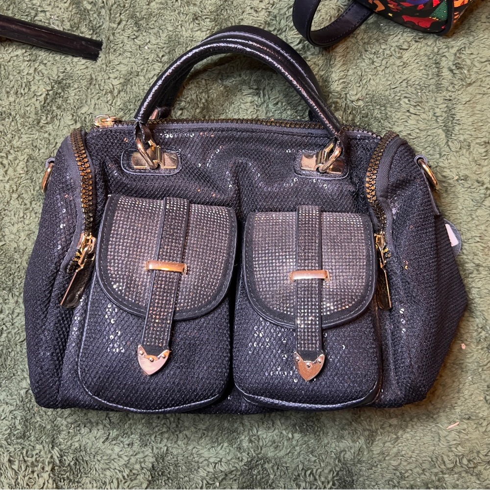 Black Tote Bag with Sophisticated Design